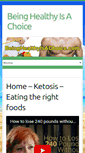 Mobile Screenshot of beinghealthyisachoice.com